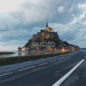 Mont St Michel by Steve Cooke - City,  Street & Park Historic Districts