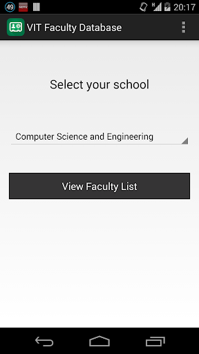 VIT Faculty Database