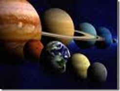 ilustração do sistema solar