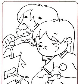 Colorear Actividades De Vida Saludable Para Niños Preescolar