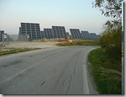 Moduli fotovoltaici per strada