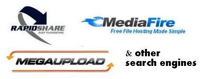 Rapidshare, Mediafire, Megaupload and other site search engines