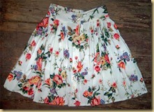 White Flower Skirt
