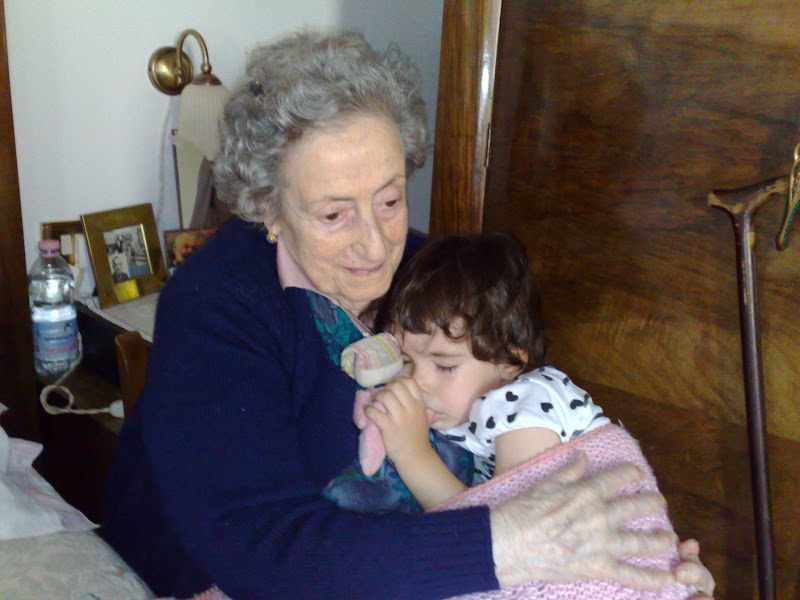 Margherita con la zia Elsa