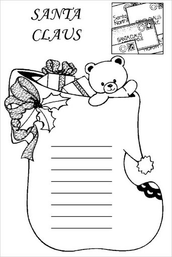 CARTA PAPA NOEL: MODELOS CARTA A PAPA NOEL PARA IMPRIMIR