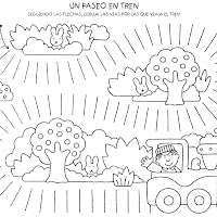 LAMINAS DE DIBUJOS PARA COMPLETAR POR NIÑOS