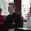 Natalia i Paweł ze swoim Doradcą Duchowym ks. Erwinem