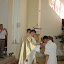 Eucharystii podczas Dnia Sektora w kościele pw. Trójcy Świętej w Klecku przewodniczy ks. dziekan z Nieświeża.