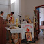 Eucharystii podczas Dnia Sektora w kościele pw. Trójcy Świętej w Klecku przewodniczy ks. dziekan z Nieświeża.