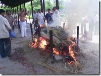 Basant cremation