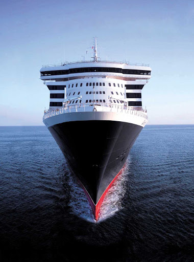 Cunard-Queen-Mary-2-at-sea - Queen Mary 2 features 17 decks and towers 200 feet above water, a height that is equal to a 23-story building.
