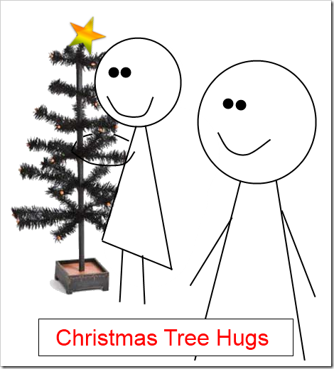 christmas tree hugs