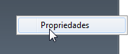 Na barra de tarefas, clique com o botão direito do mouse em "propriedades".
