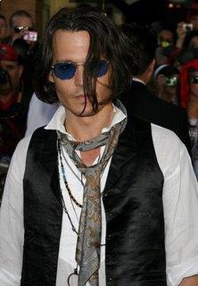 Johnny Depp Long Layered Haircuts