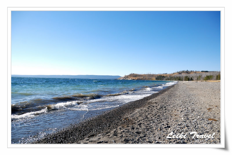 Yellowstone Lake beach 黃石湖