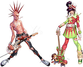 Guitar Hero illustrations