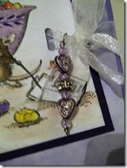 Close up of the charm