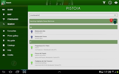 Pistoia Guida Verde Touring Screenshots 3