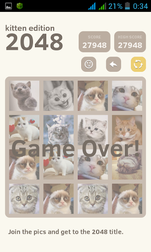 【免費解謎App】2048: Kitten Puzzles-APP點子