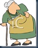 0511-0812-2901-5542_Old_Woman_with_a_Bad_Hip_clipart_image