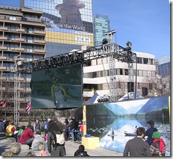 Lots going on at Robson Square