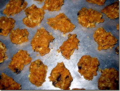 before it enters the oven