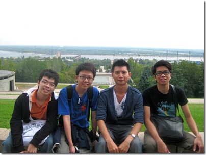From left, Dennis, Me, Michael, Abraham