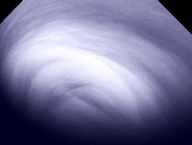 nuvens de dióxido sulfúrico em Vênus