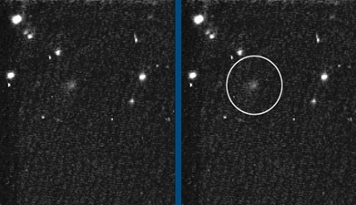 primeiras imagens do cometa Tempel 1
