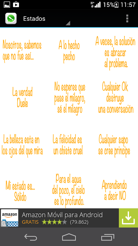 Estados y frases para WhatsAppのおすすめ画像3