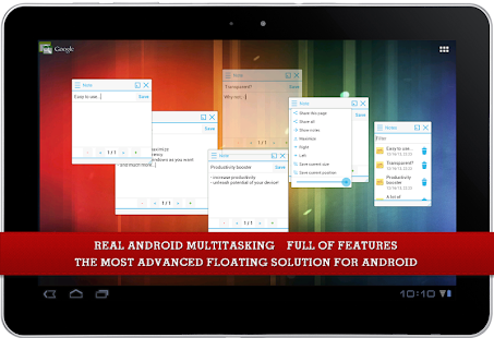  Floating Apps (multitasking)- screenshot thumbnail  