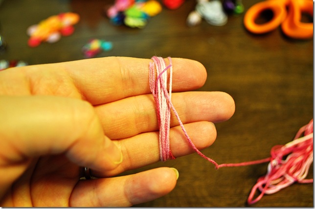 wrap embroidery floss