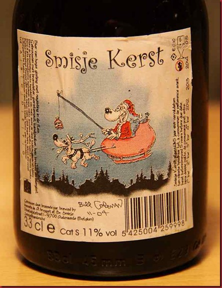 Xmas Beer 2010 Smisje Kerst label 600