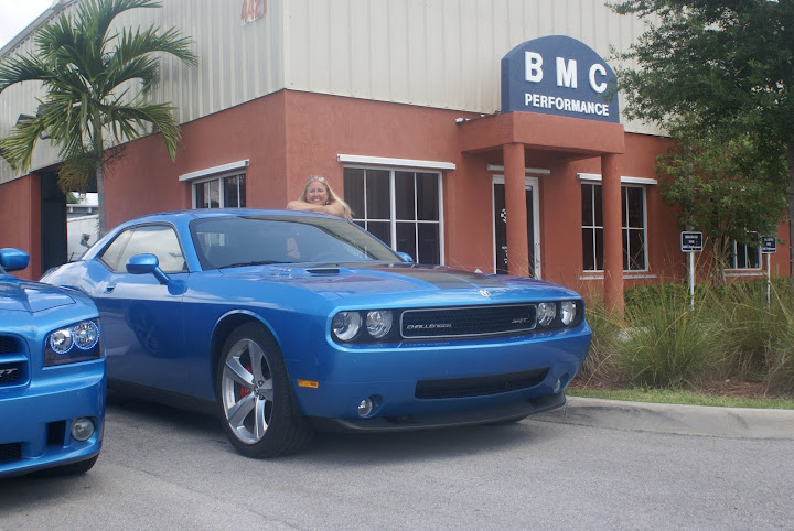 Here is Theresa with her gorgeous B5 Challenger that now sounds as ...