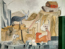 Mural Los Animales Y El Arca 