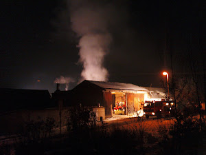 Scheunenbrand in Unterleinach