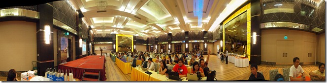 Panoramic view here at #BloggersFest