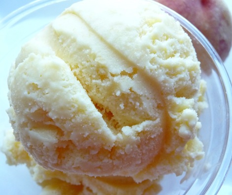 honey peach ice cream 1