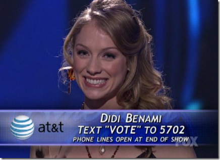 Didi Benami Playing With Fire American Idol Top 12 March 16