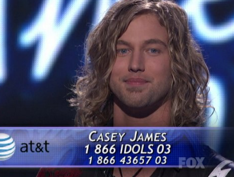 american idol casey james. During his American Idol Top12