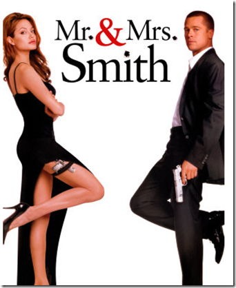 Brad and Angelina in Mr and Mrs Smith 2