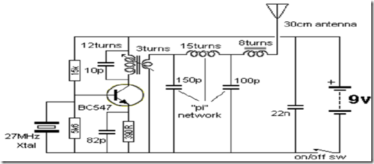 Radio Circuits Blog 27mhz Transmitter