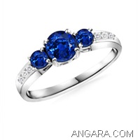 Round-Blue-Sapphire-Three-Stone-Ring-with-Pave-Diamonds-in-14k-White-Gold-(5-mm-3-mm)_ARW0465SB_Reg