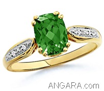 Lab-Created-Cushion-Cut-Emerald-Ring-with-Simulated-Diamond-Accents-in-10K-Yellow-Gold_