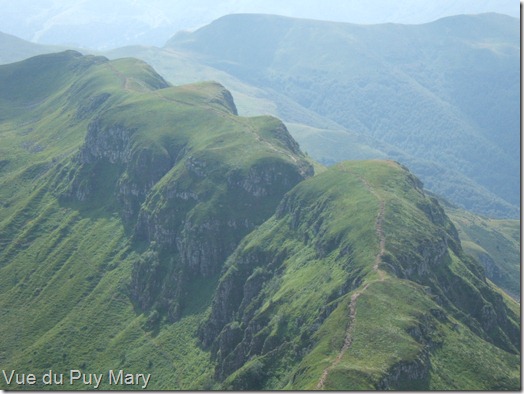 Vue du Puy Mary (cantal)