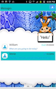 Free GO SMS THEME|SnakeskinMonkey APK for Android