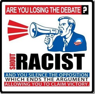 Shout Racist Win Debate