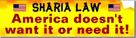 Sharia- USA no-want no-need
