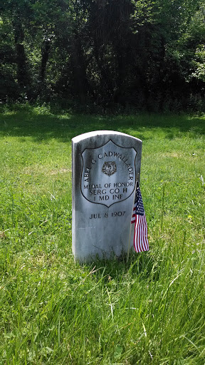 Grave of Abel G Cadwallader