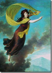 Élisabeth Vigée-Lebrun, Portrét kněžny Karoliny z Lichtenštejna jako Iris, 1793, olej na plátně